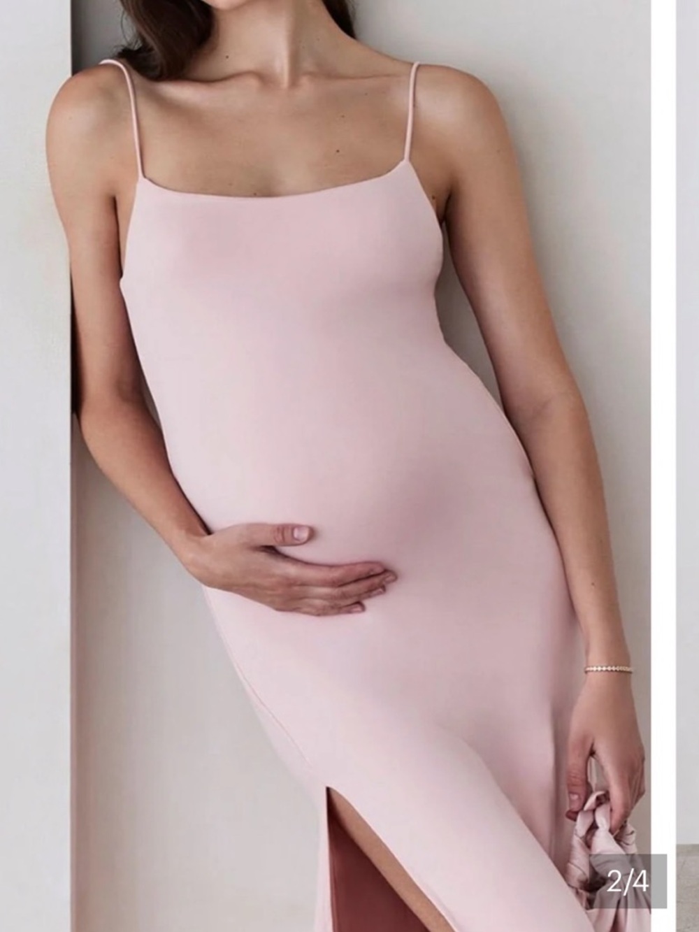 Pink Rosie Bumpsuit Maxi Dress